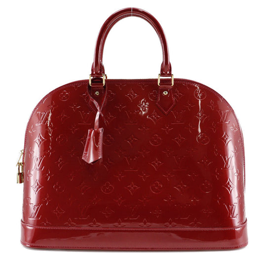 Louis Vuitton M93596 Vernis Alma GM Red Handbag