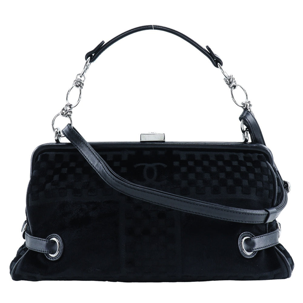 Chanel Velour Chain Shoulder Bag