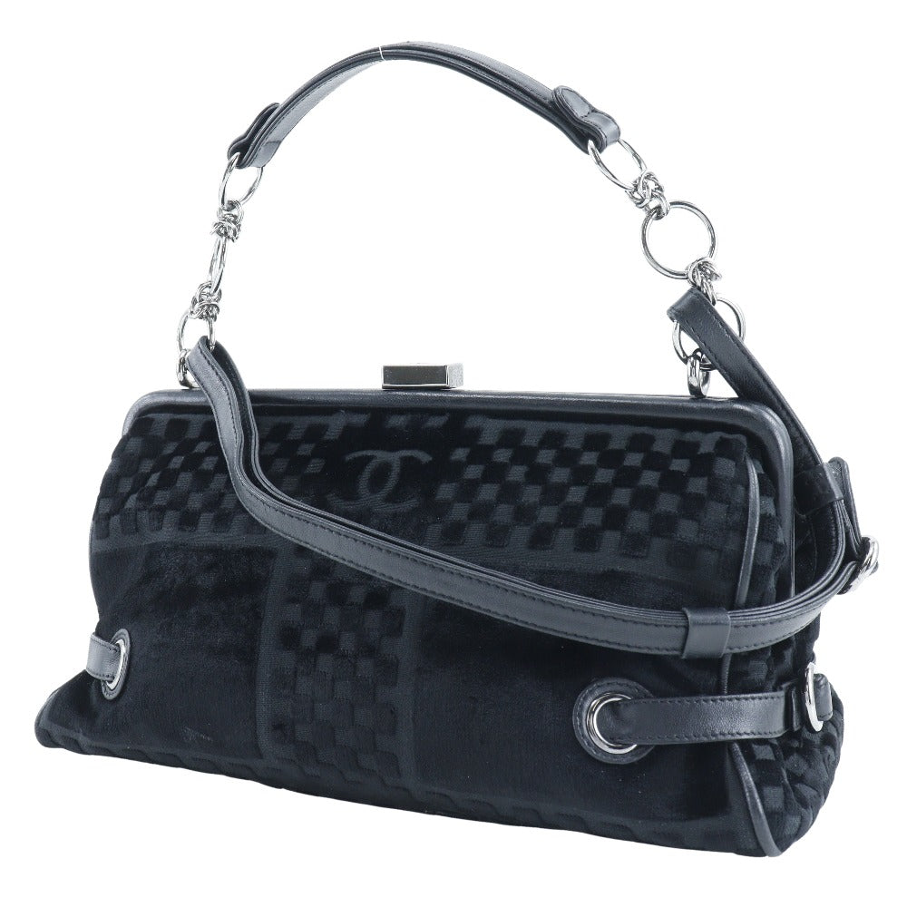Chanel Velour Chain Shoulder Bag