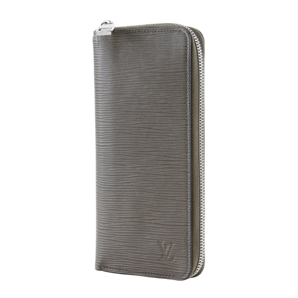 Louis Vuitton Long Purse M60967 Epi Vertical Leather Brown Wallet Case