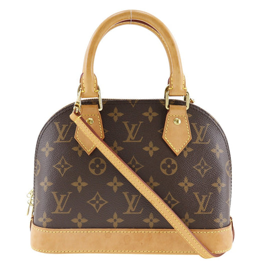Louis Vuitton M53152 2WAYShoulder Alma BB Monogram Canvas Brown Shoulder Bag