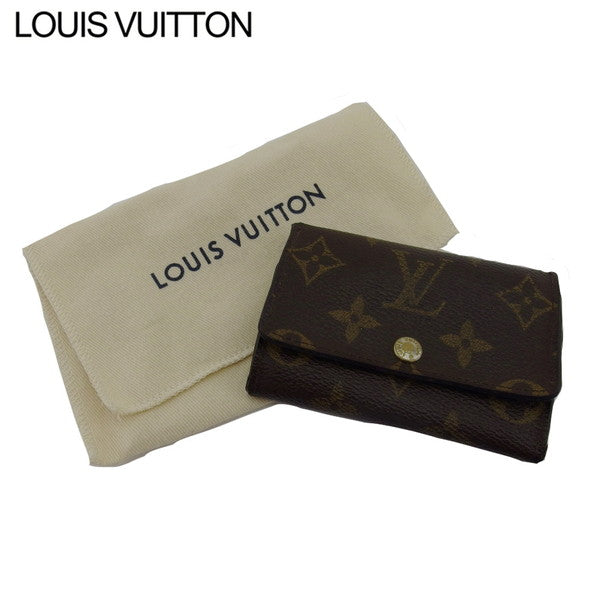 Louis Vuitton Key holder x Brown Beige Gold Key Chain