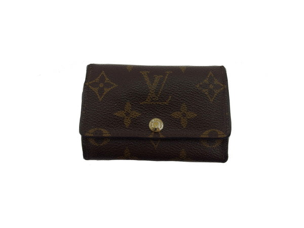 Louis Vuitton Key holder x Brown Beige Gold Key Chain