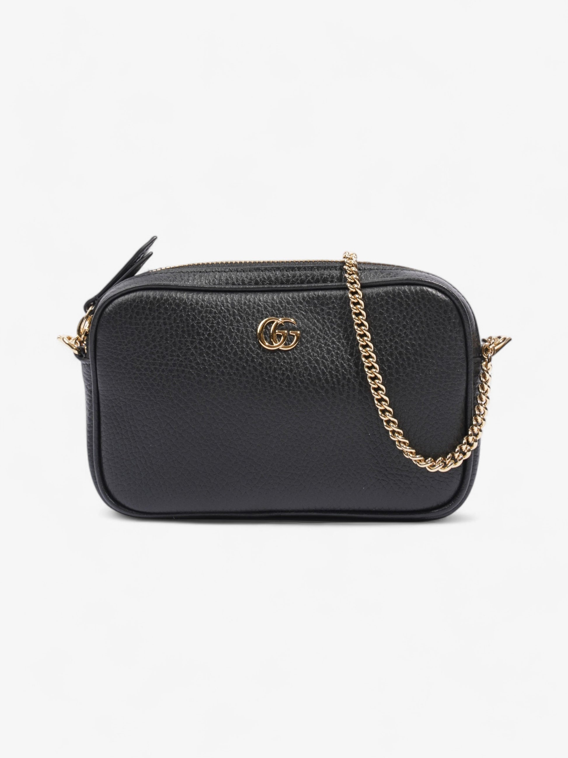 Gucci Marmont Super Shoulder Bag Super Leather Black