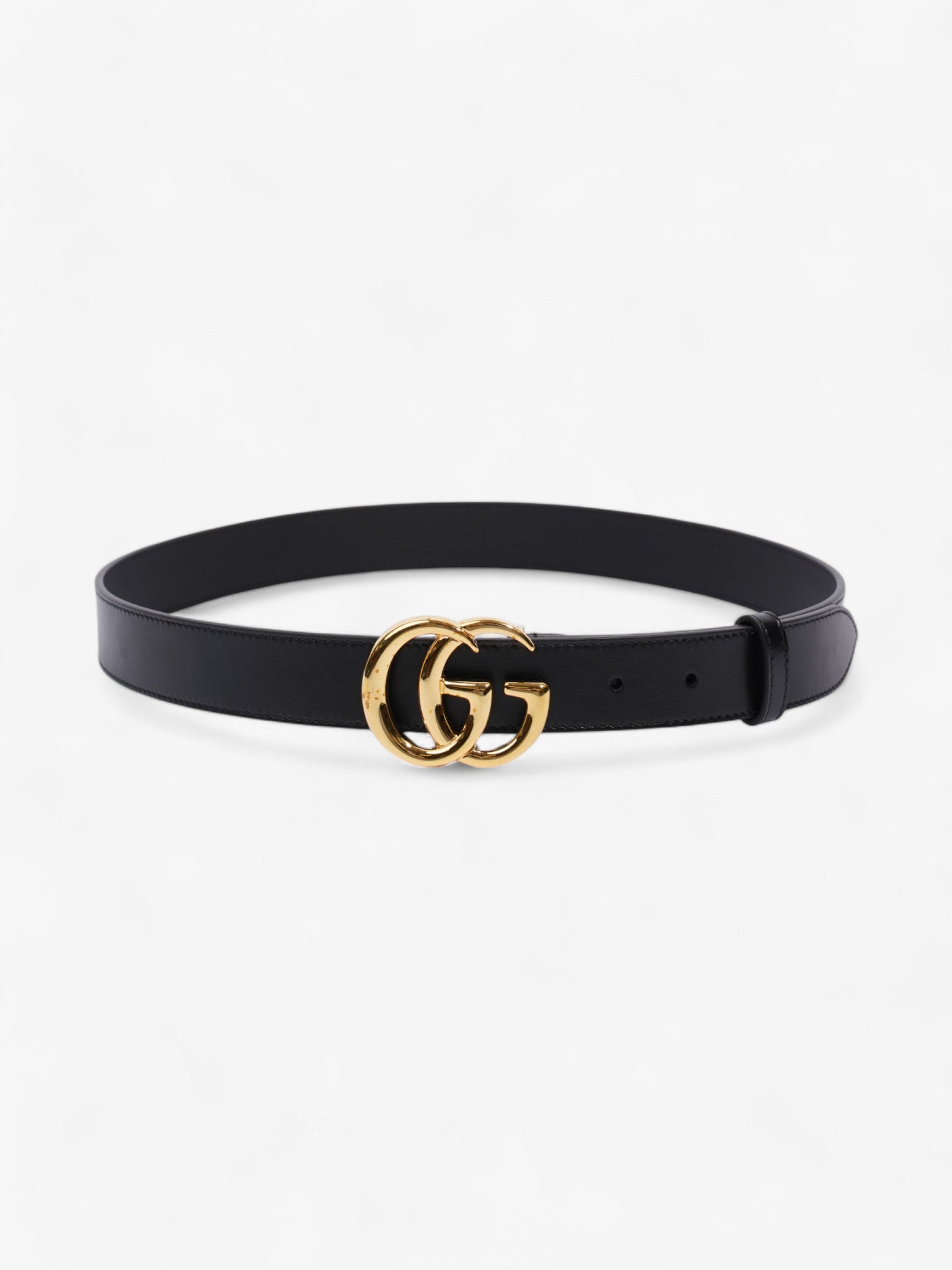 Gucci Marmont Thin Belt Handbag Leather Black Accessory 21