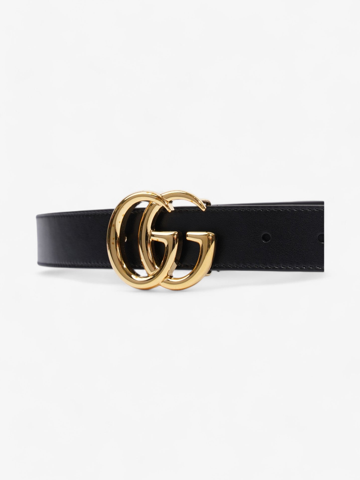 Gucci Marmont Thin Belt Handbag Leather Black Accessory 21