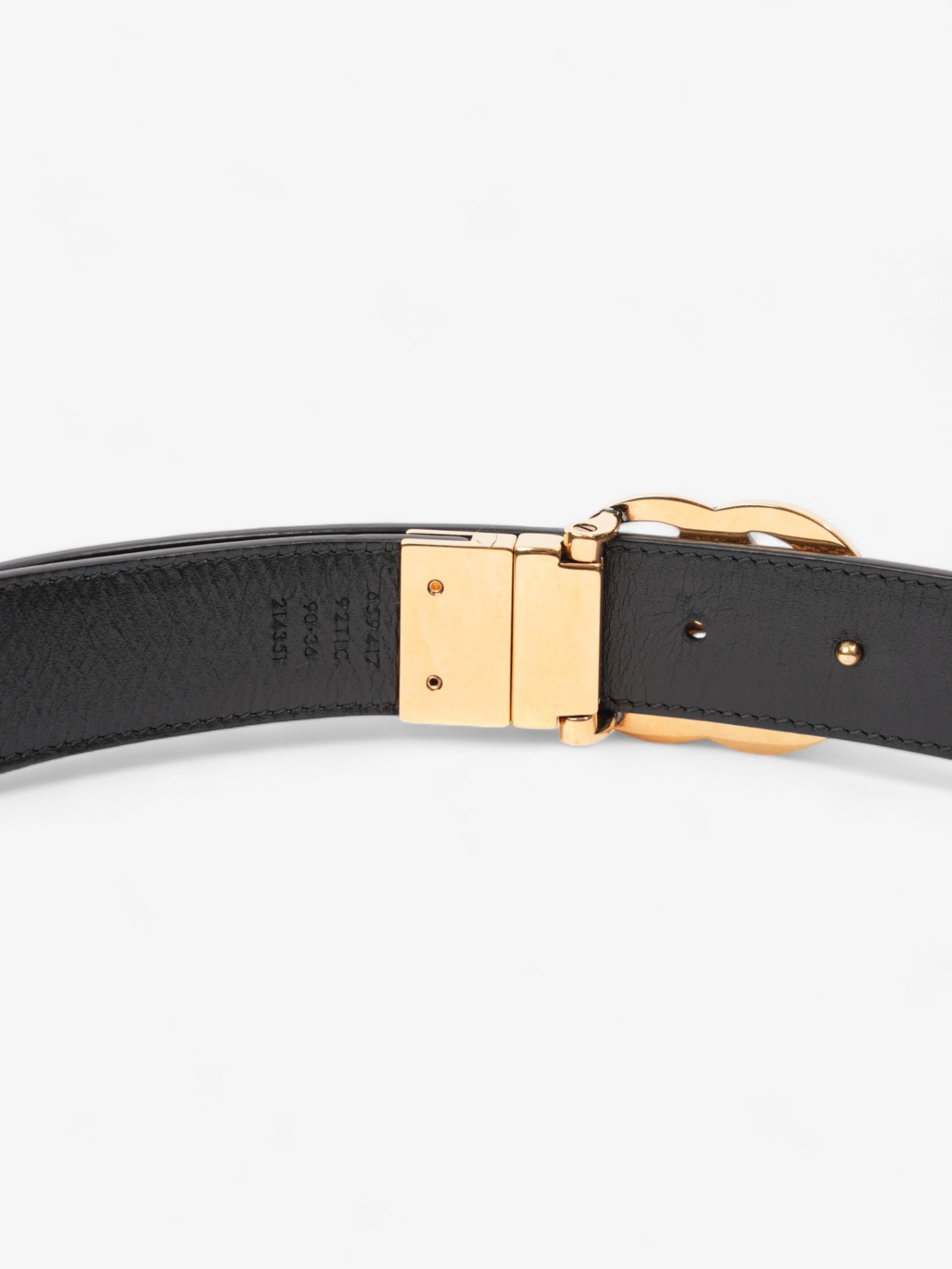 Gucci Marmont Reversible Belt Supreme Handbag Canvas Black Accessory