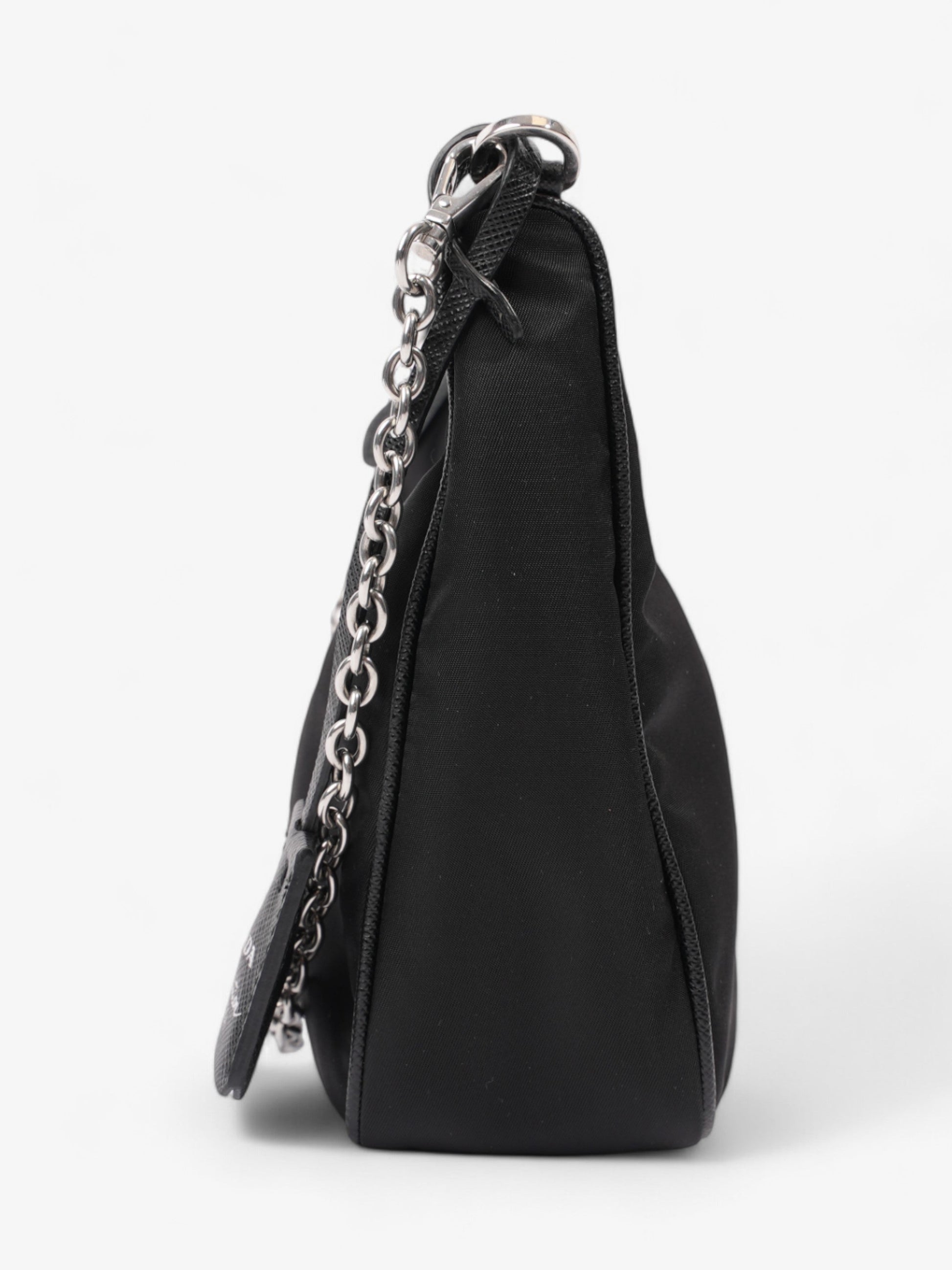 Prada Re Edition Crossbody Bag Nylon Black Black Nylon 3