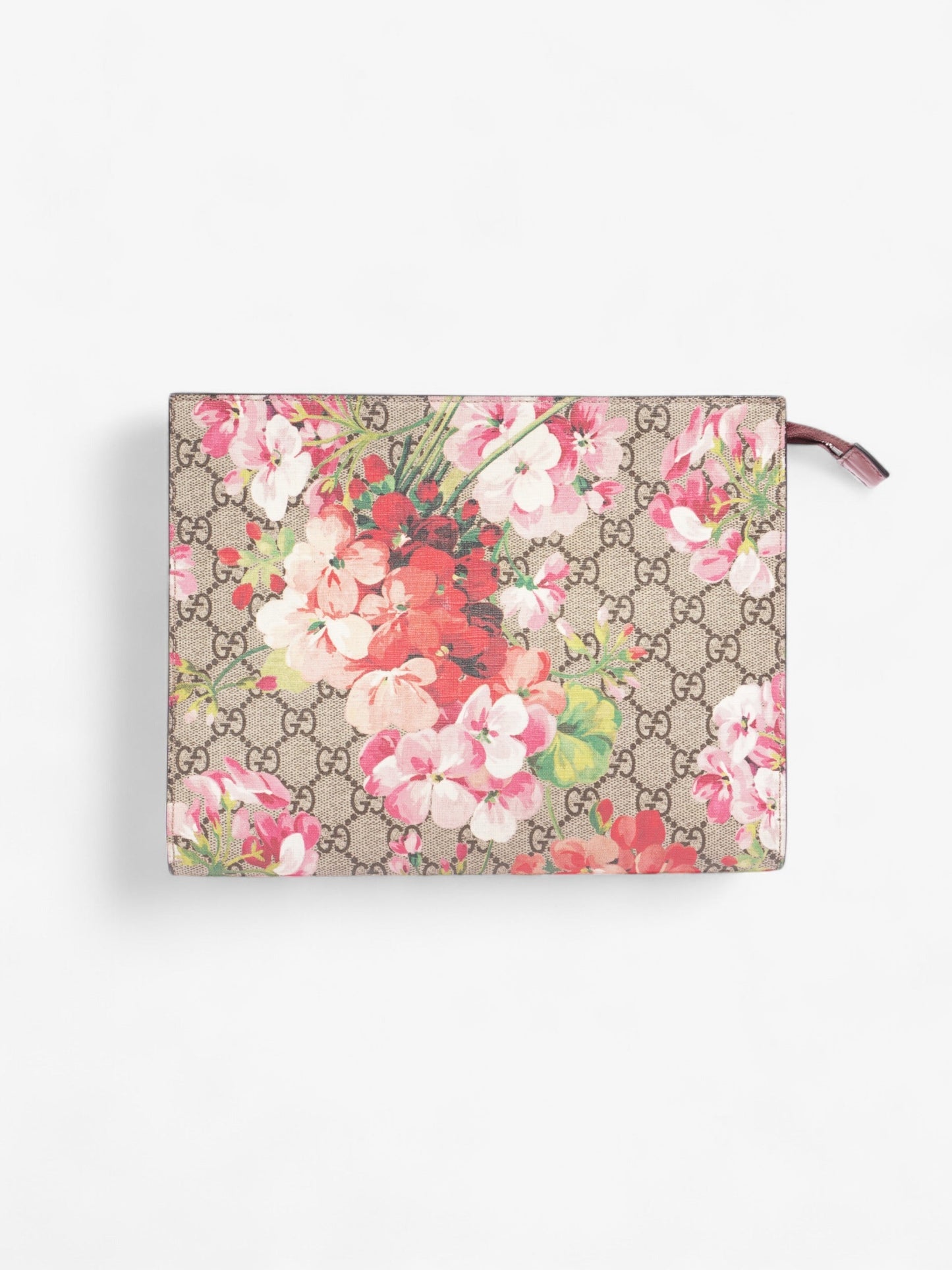 Gucci Blooms Clutch Supreme Bloom Coated Canvas Clutch Bag