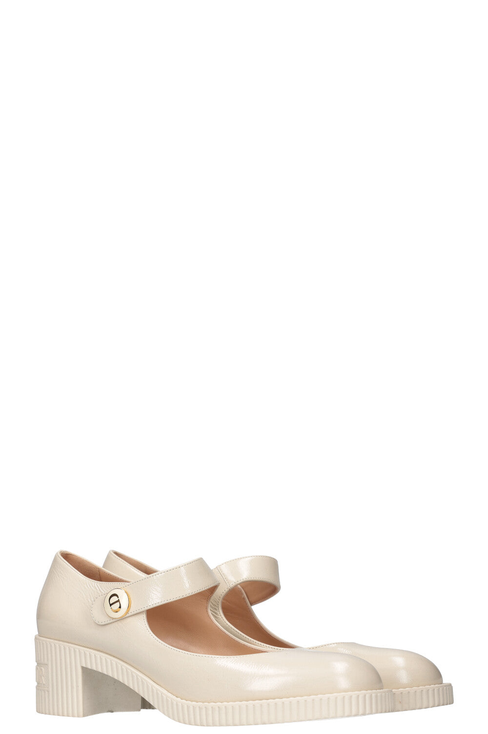 Dior D-Doll Heels White Shoes