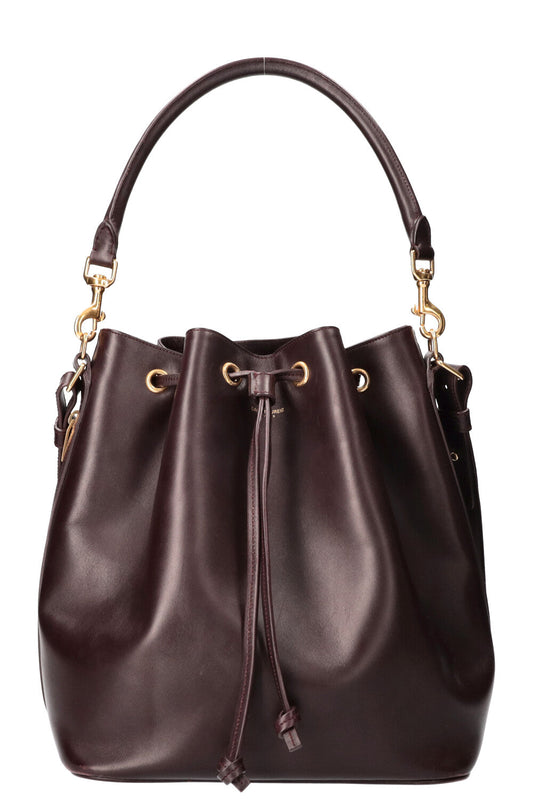 Emmanuelle Bag Burgundy Large Bucket Bucket Bag