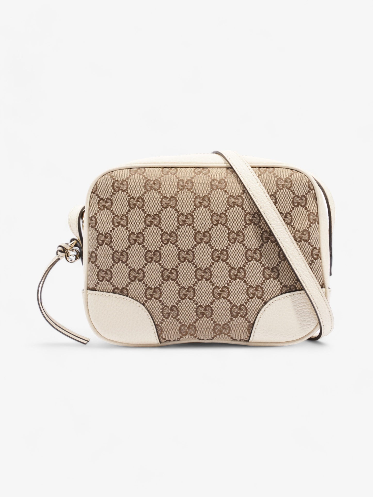 Gucci Bree And Ebony Supreme Crossbody Bag Canvas Beige
