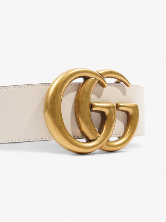 Gucci Marmont Wide Belt Handbag Leather White Accessory