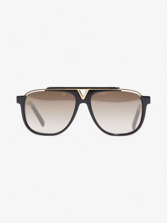 Louis Vuitton Mascot Sunglasses Acetate 140mm Black Gold