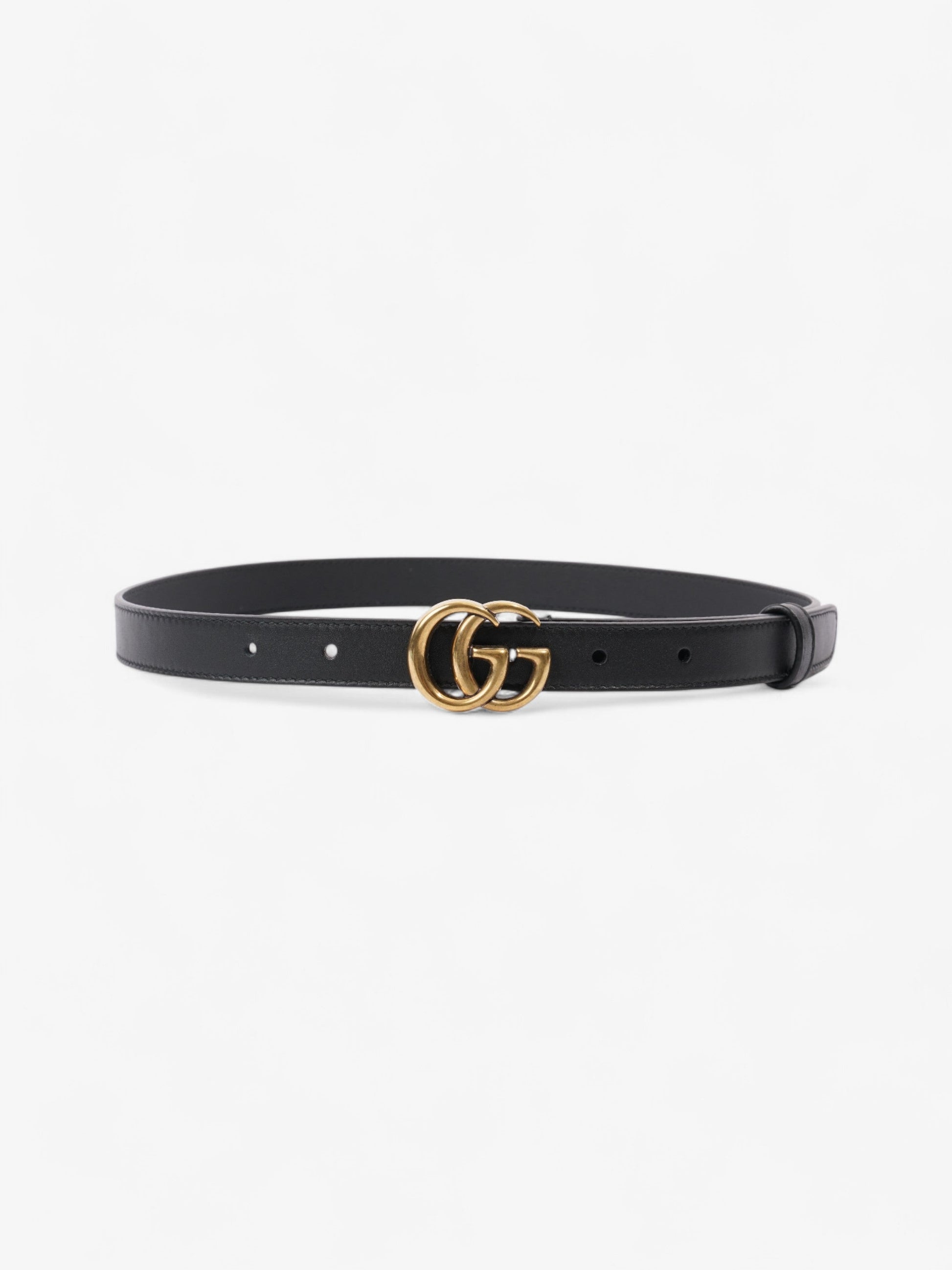 Gucci Marmont Thin Belt Handbag Leather Black Accessory 22