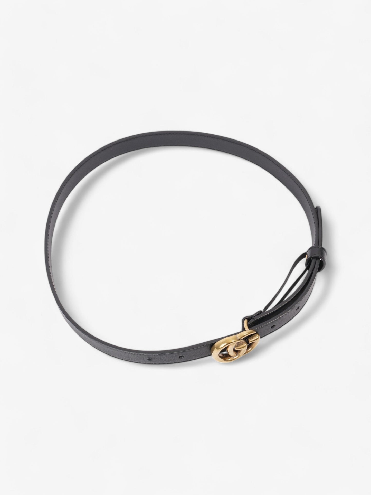 Gucci Marmont Thin Belt Handbag Leather Black Accessory 22