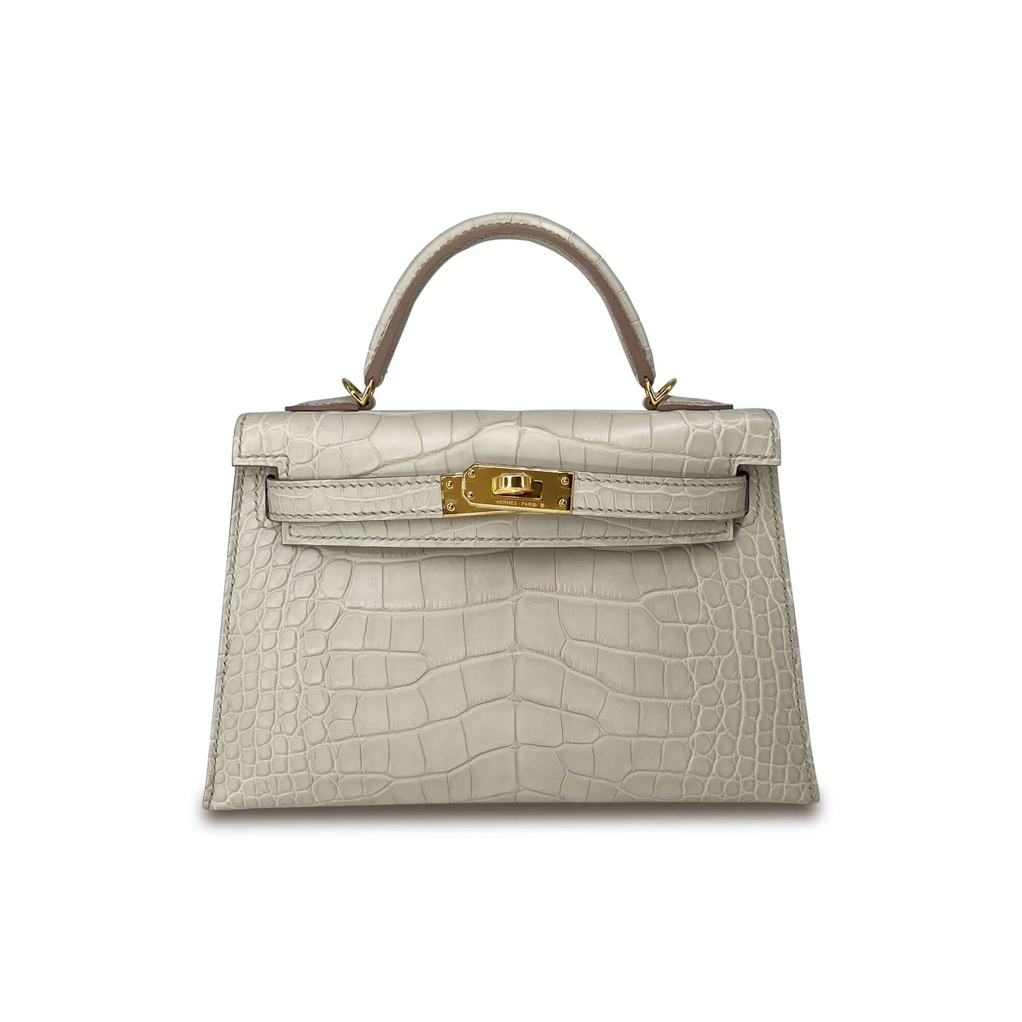 Hermes Top Quality Luxury Kelly Beton Matte Designer Travel Bag