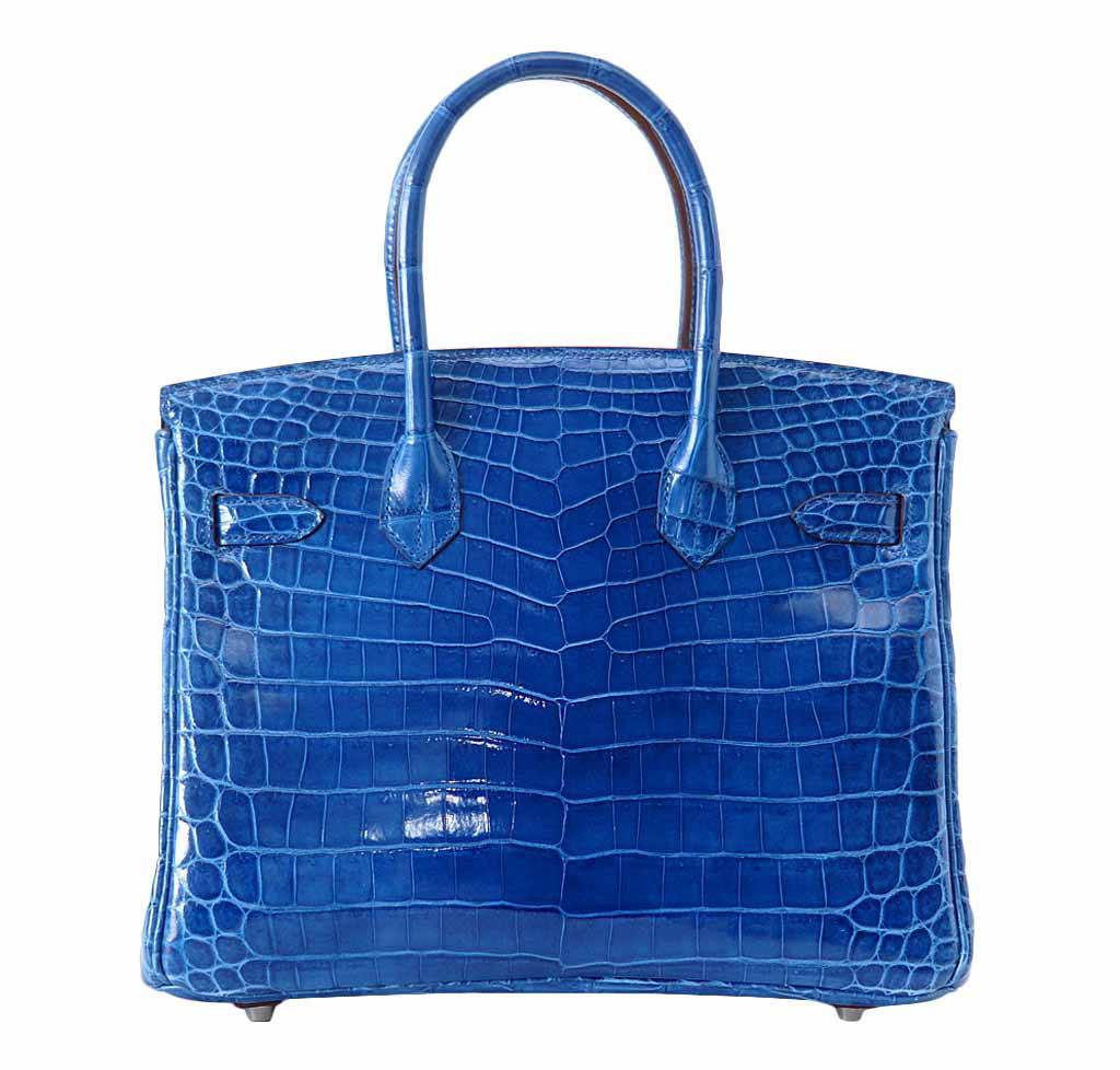 Hermes Birkin Crocodile Mykonos Bag Travel Bag