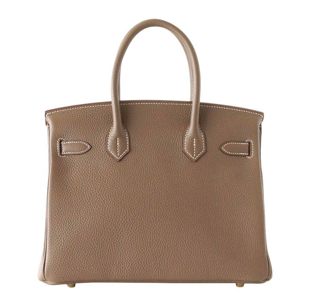 Hermes Birkin Etoupe Togo Bag Travel Bag