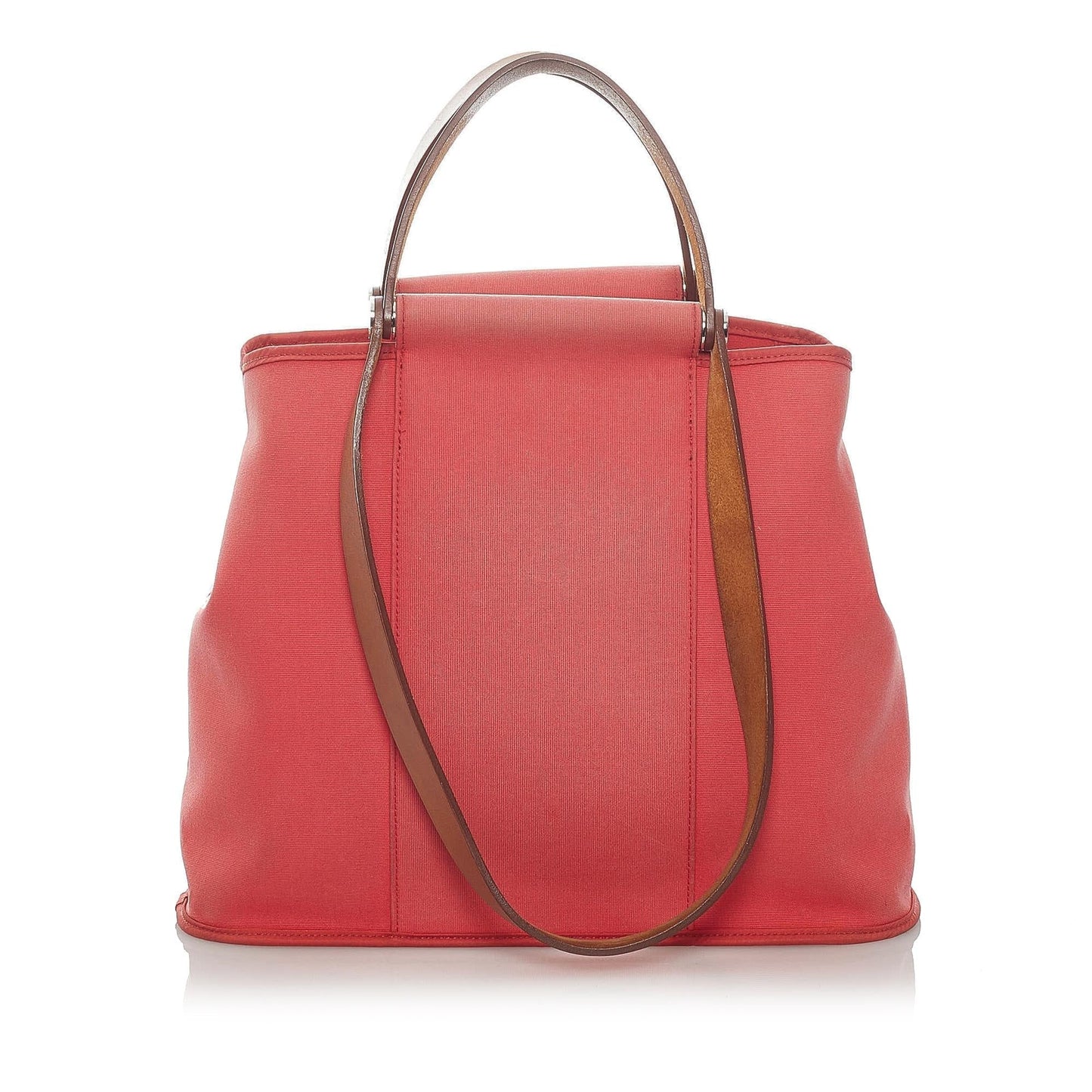 Hermes Luxury Cabag Satchel (Shg ) Canvas Travel Bag