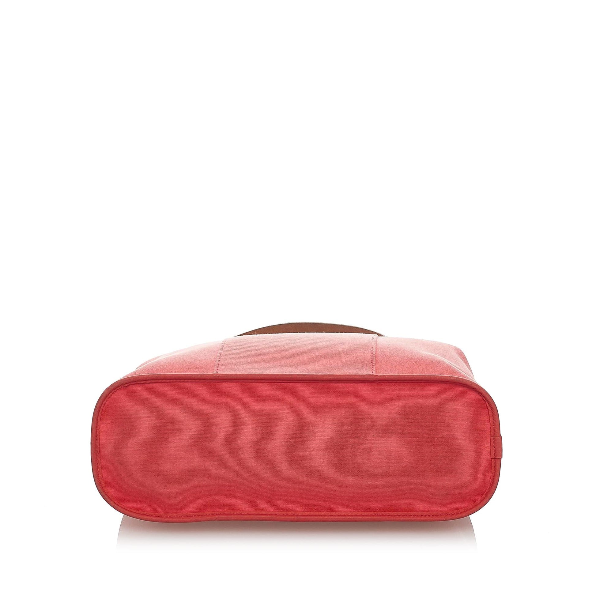 Hermes Luxury Cabag Satchel (Shg ) Canvas Travel Bag