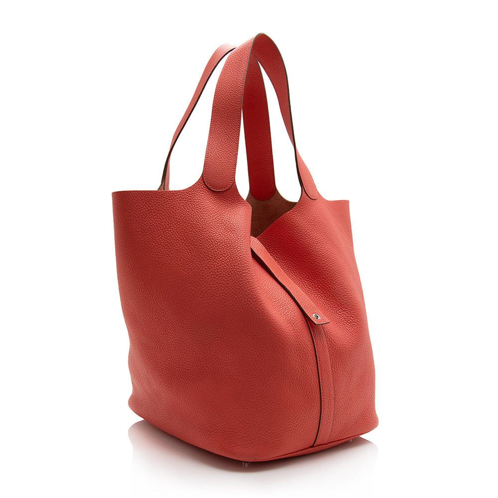 Hermes Luxury Clemence Picotin Tgm Shoulder Bag (Shf