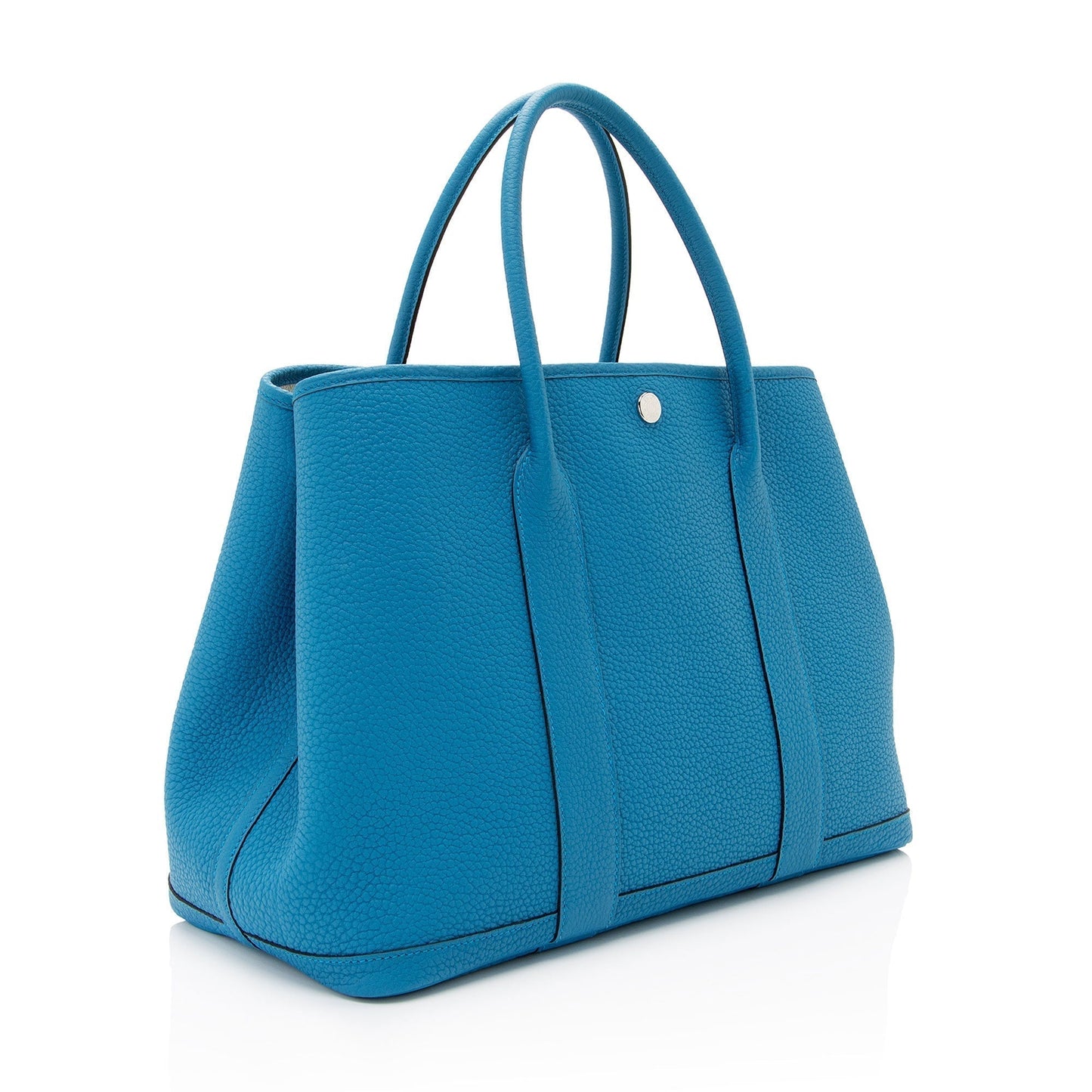 Hermes Luxury Negonda Garden Party Tote (Shf Blhjks) Leather Tote Bag