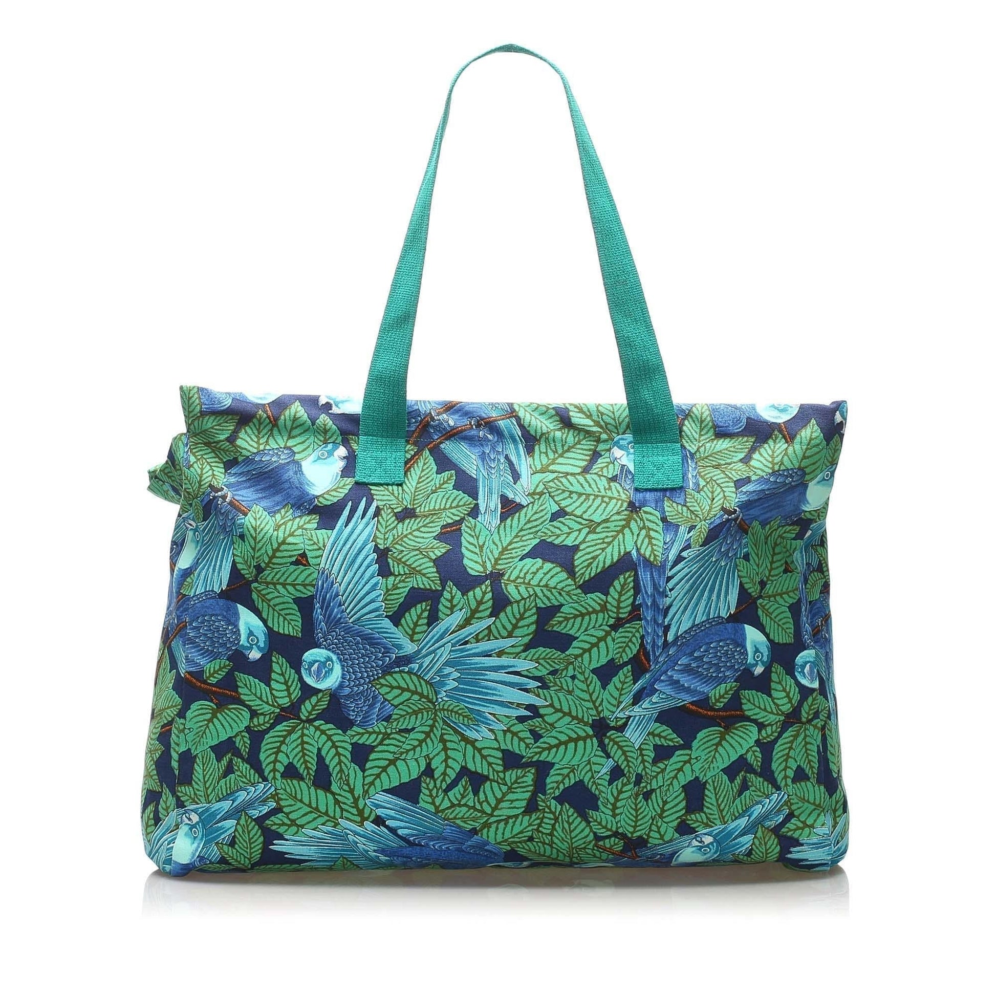 Hermes Luxury Printed Tote Bag (Shg ) Canvas