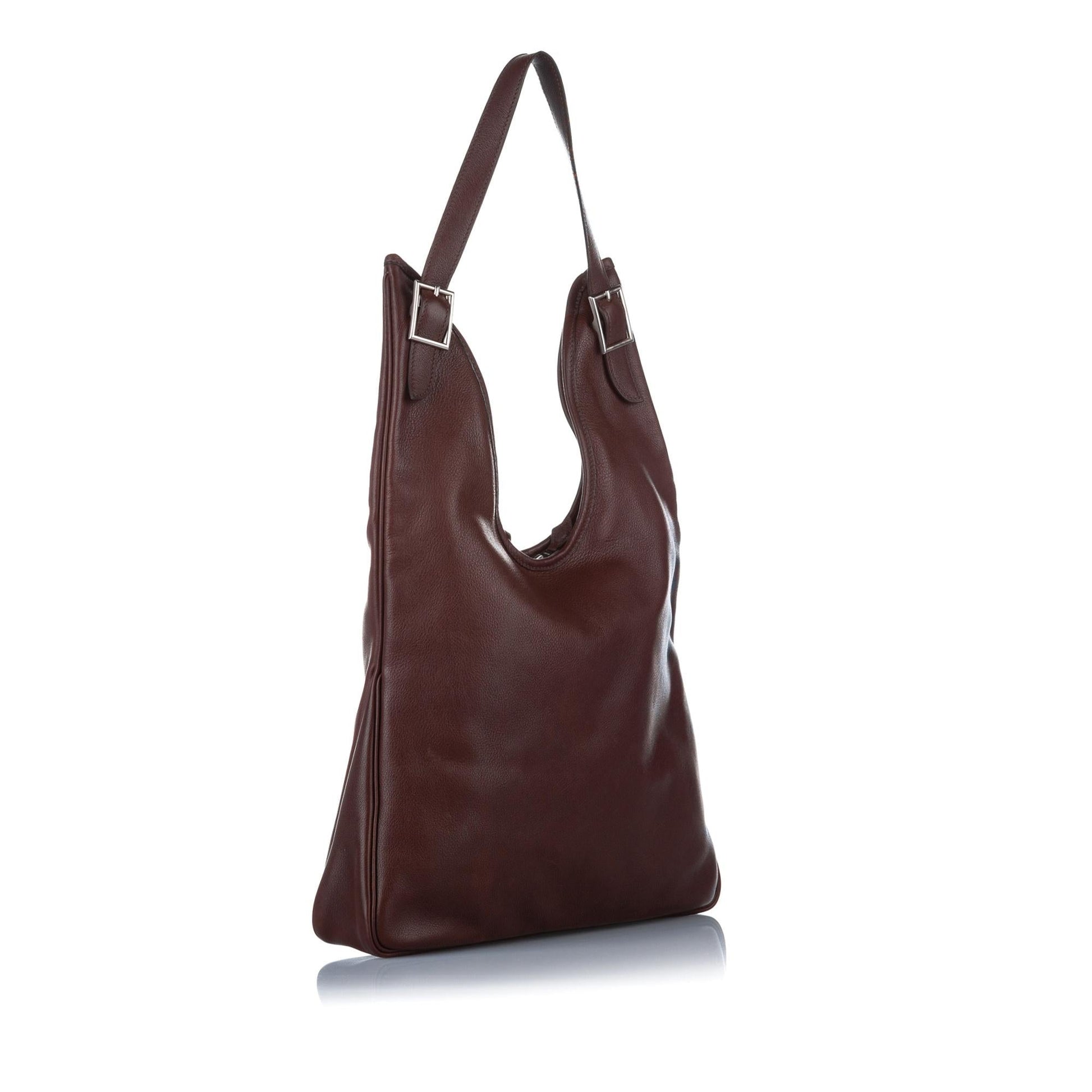 Hermes Luxury Togo Massai Shoulder Bag (Shg ) Leather