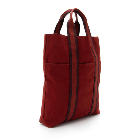 Hermes Luxury Toile Fourre Tout Shopping Tote (Shf Tote Bag