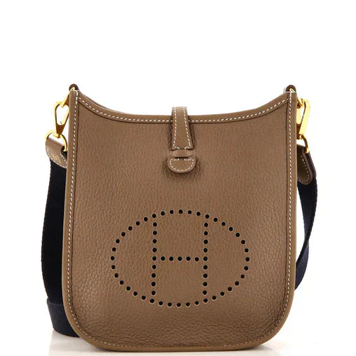 Hermes Long Strap Evelyne Bag Clemence Tpm Crossbody Bag