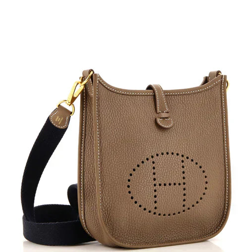Hermes Long Strap Evelyne Bag Clemence Tpm Crossbody Bag