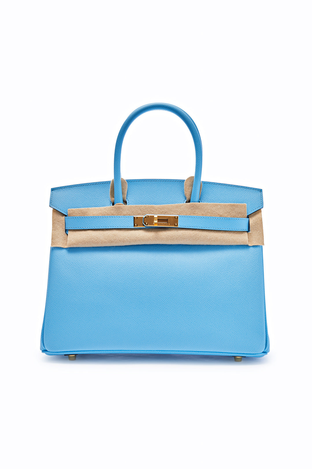 Gucci Hermes Birkin Epsom Calfskin Bag 7N Celeste Travel Bag