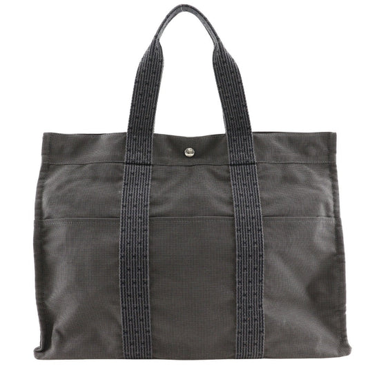 Hermes Tote Bag Her Line Tote Gm Unisex Unisex Canvas Nylon Gray