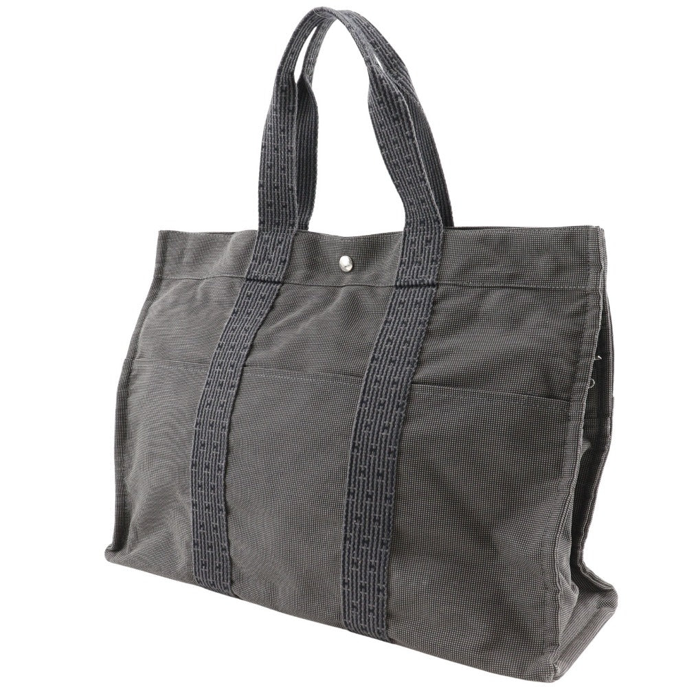 Tote Bag Gray Her Line Tote Gm Canvas Nylon