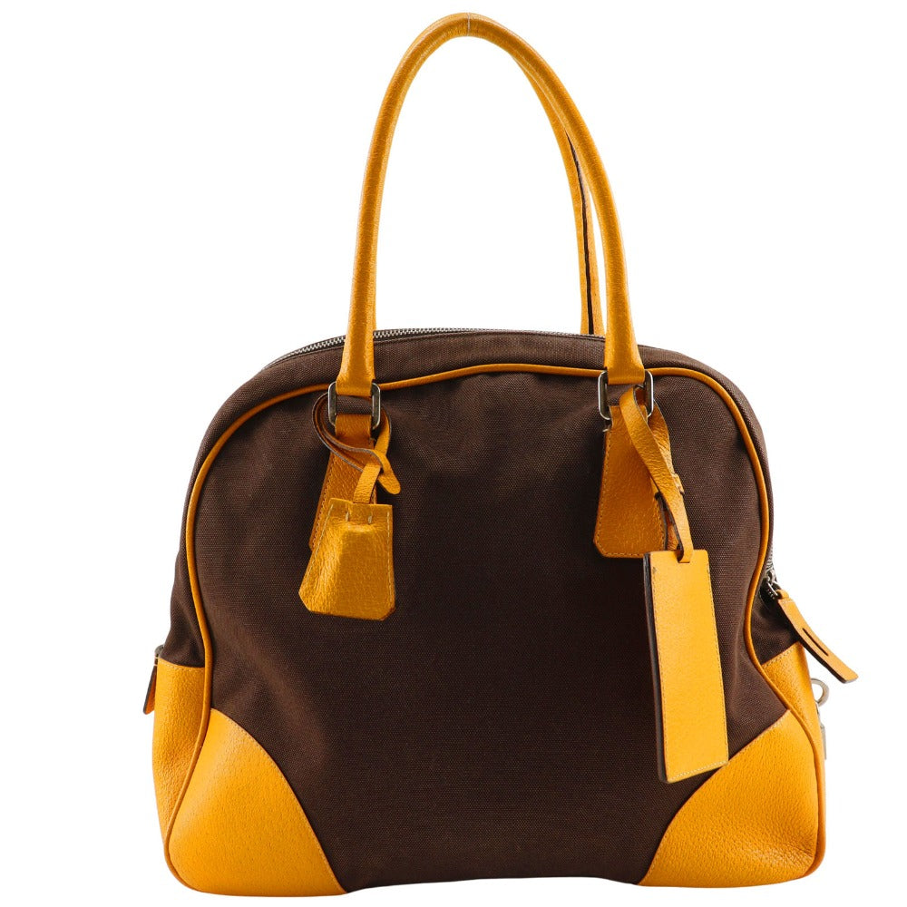 Tote Bag Boston Canvas Brown