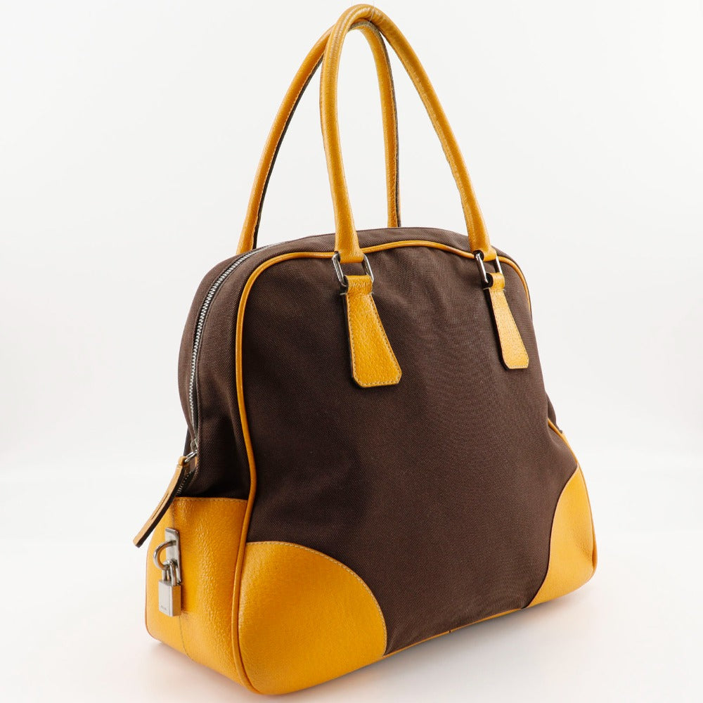 Tote Bag Boston Canvas Brown
