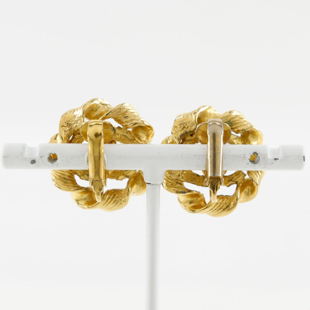 Chanel Round Coco Mark Earrings Jewelry