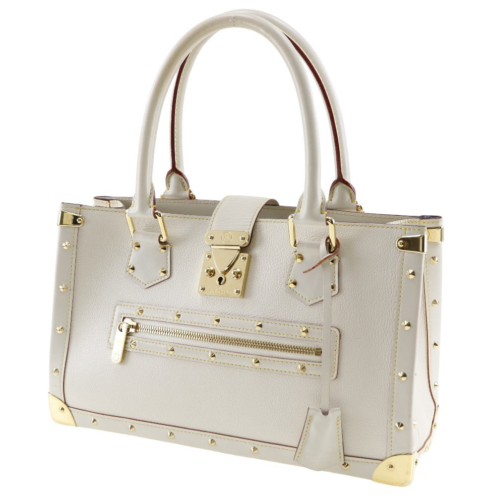 Louis Vuitton M91815 Goatskin Bron Suhali line White Handbag