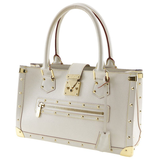 Louis Vuitton M91815 Goatskin Bron Suhali line White Handbag