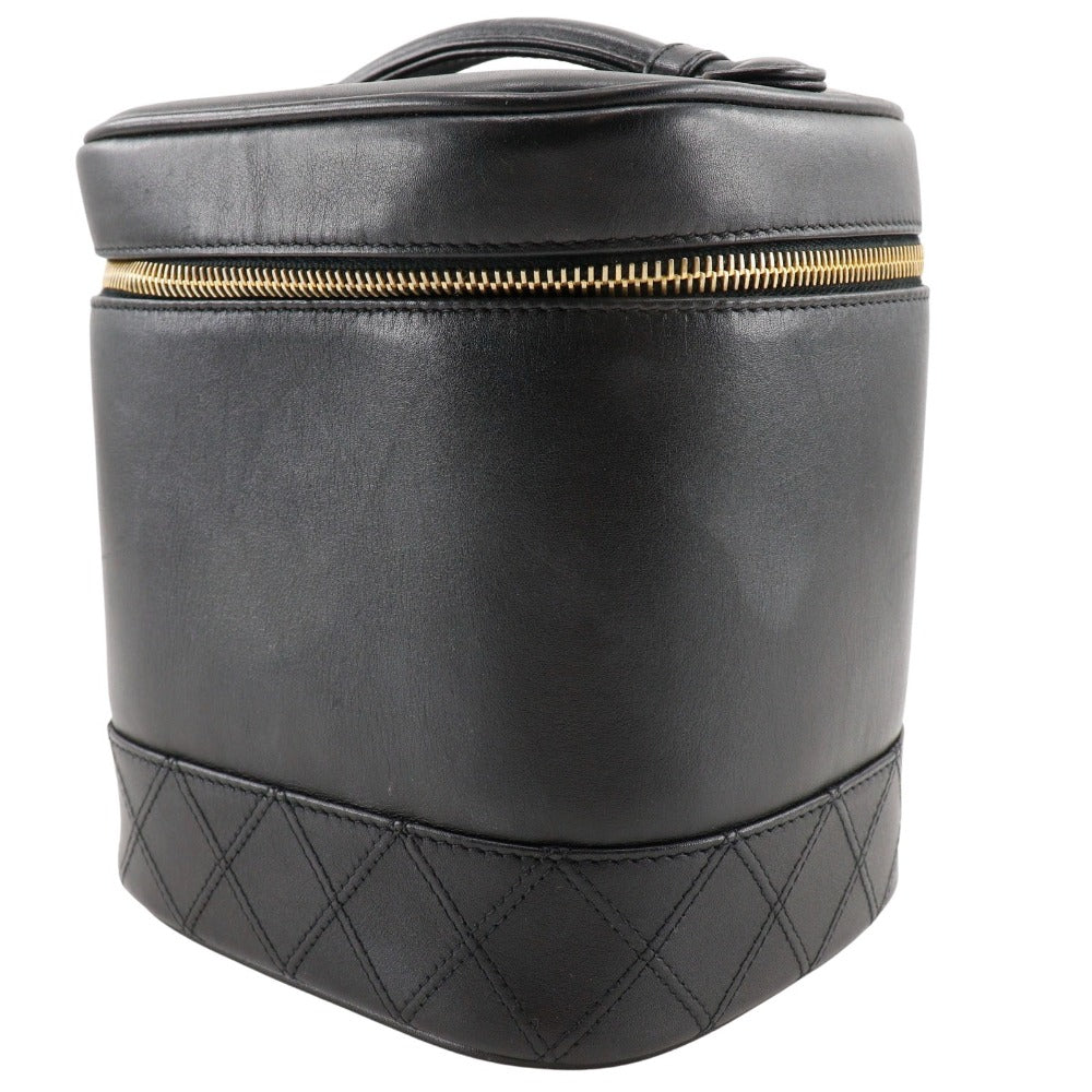 Chanel lambskin Vanity Black Handbag