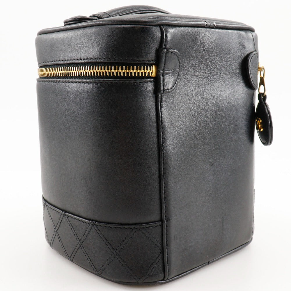 Chanel lambskin Vanity Black Handbag