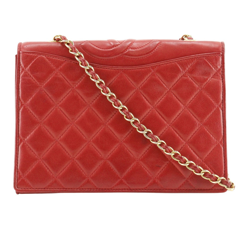 Lambskin Chain Shoulder Bag Signature