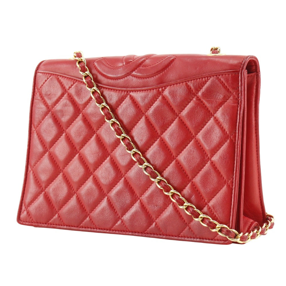Lambskin Chain Shoulder Bag Signature