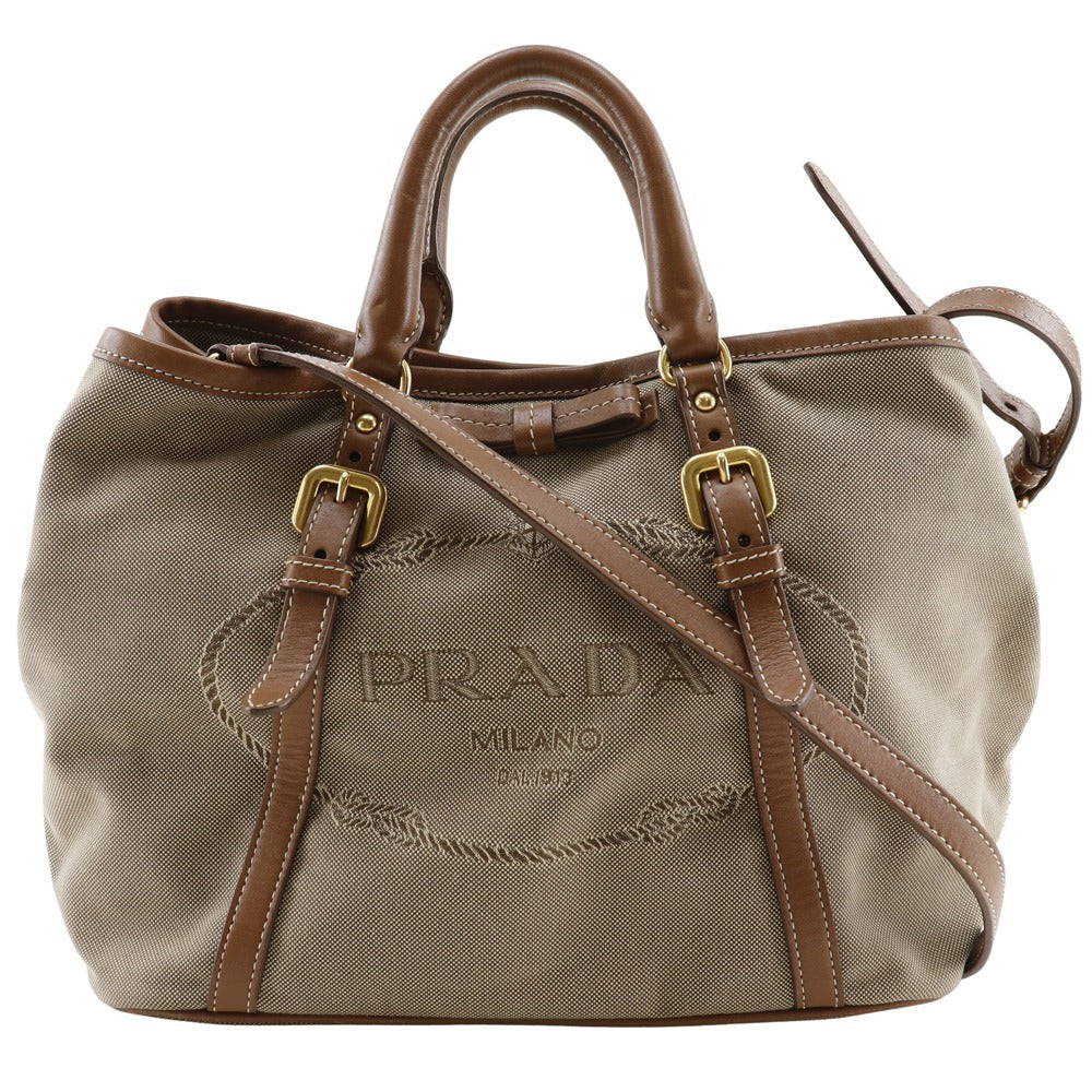 Wayshoulder Logo Women Leather Canvas Shoulder Bag