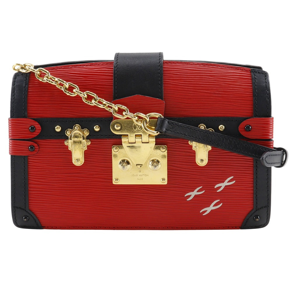 Louis Vuitton M51697 Epi 2-way Trunk Leather Red Shoulder Bag
