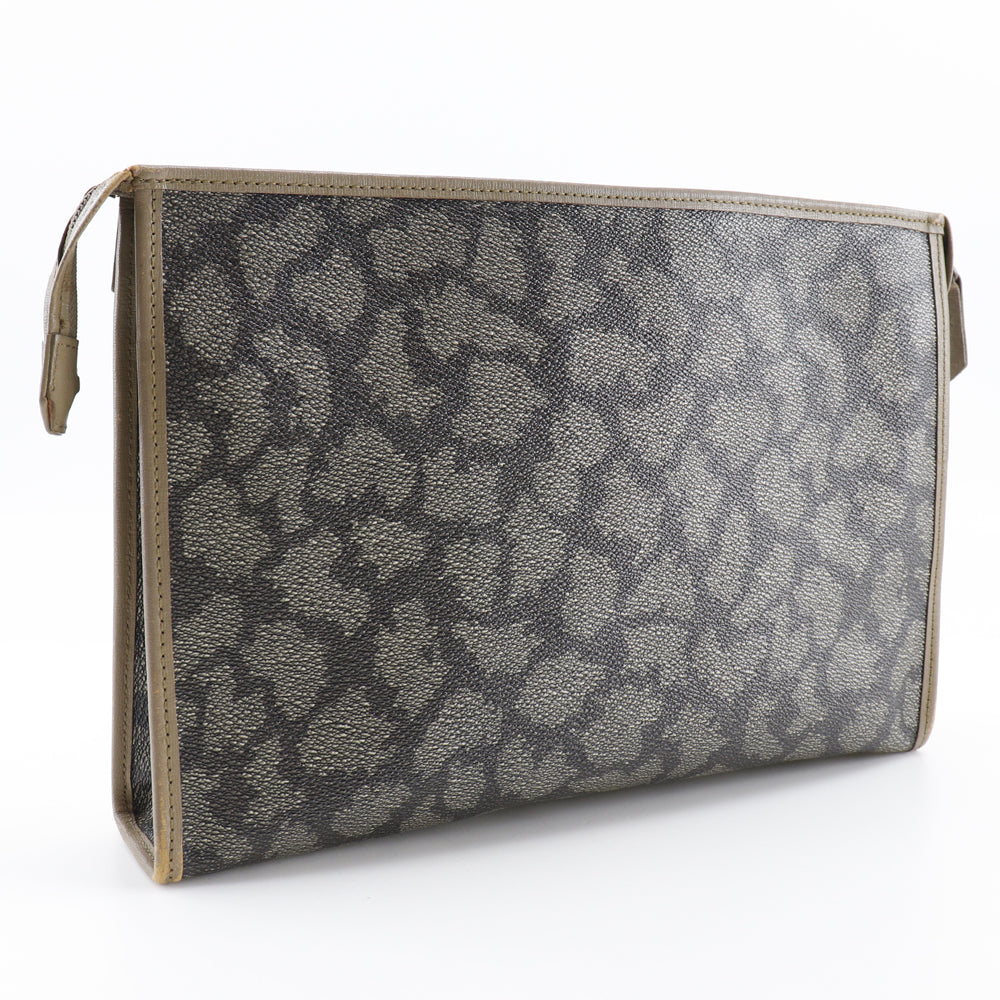 YSL Saint Laurent Yves Clutch Leather Clutch Bag