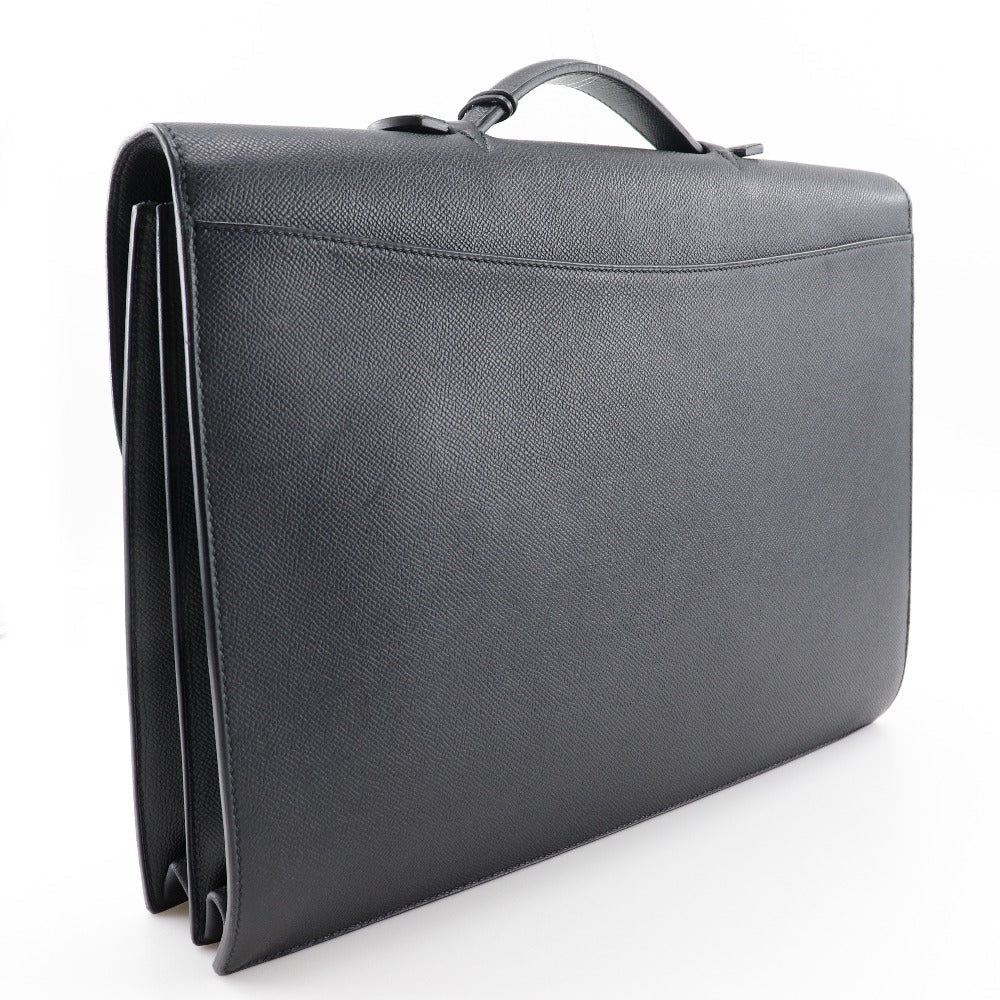 Hermes Business Bag Epsom Sac Adepeche Mens Black Travel Bag
