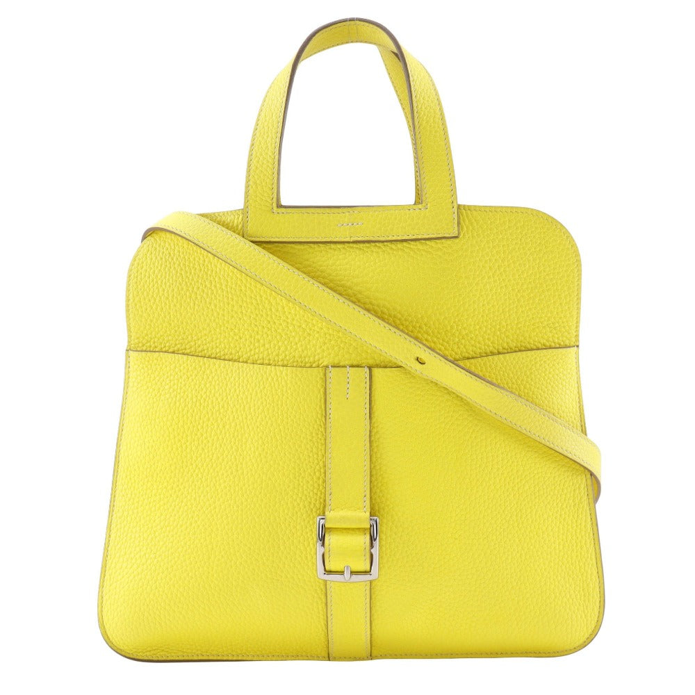 Taurillon Clemence Yellow Arzan Travel Bag