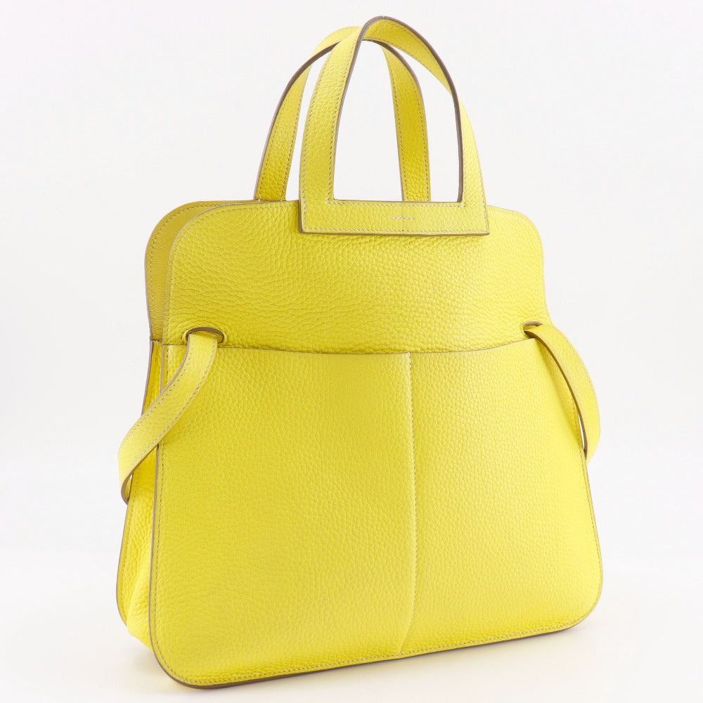 Taurillon Clemence Yellow Arzan Travel Bag